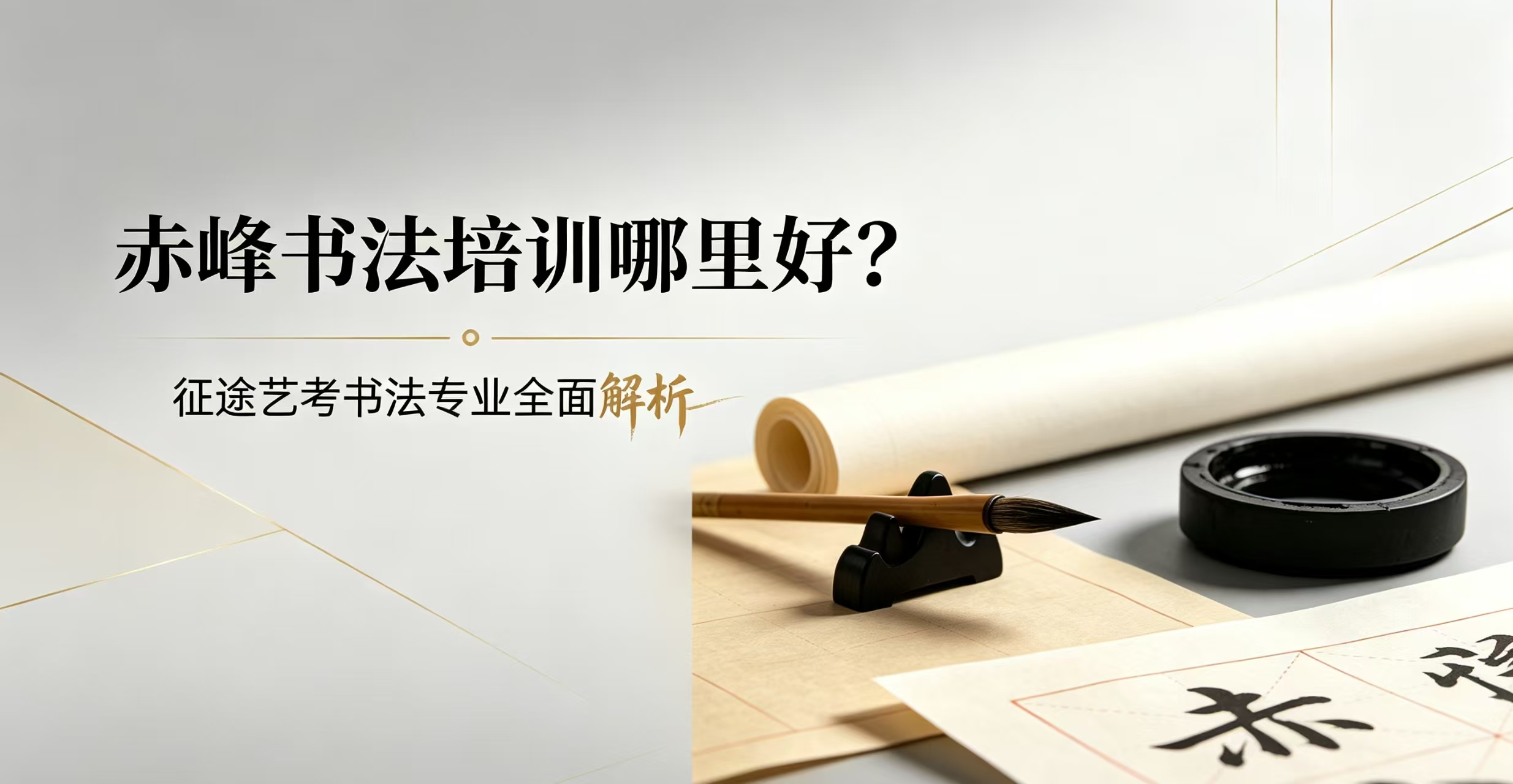 赤峰书法培训哪里好？征途艺考书法专业全面解析